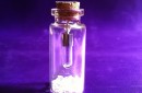 wish bottle rice charm with clear quartz